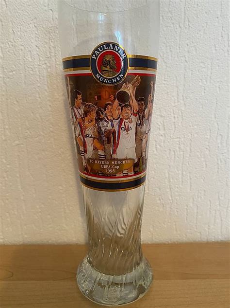 24 Paulaner FC Bayern München Glas Weizenbier Weissbier NEU im Kanton