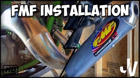 Installing The Fmf Exhaust Kx125 Build Youtube