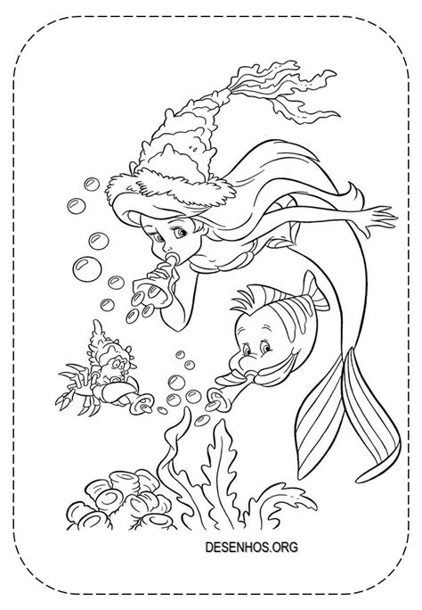 109 Desenhos Da Ariel Para Colorir E Imprimir Desenhos Org Desenhos