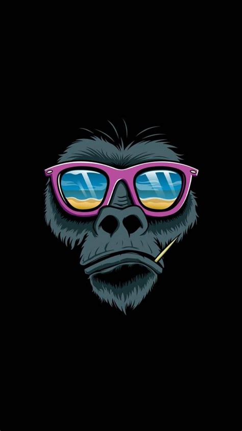 Cool Monkey wallpaper by P3TR1T - Download on ZEDGE™ | 7113 | Monkey ...