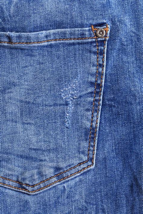 Denim Blue Jean Pocket Texture Is The Classic Indigo Fashion Image