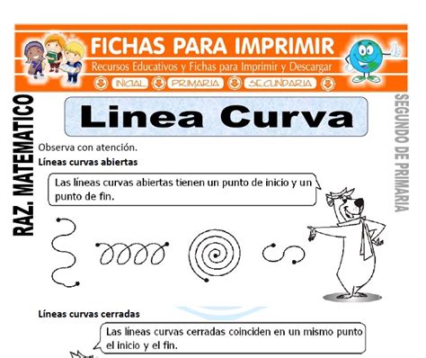 Linea Curva Para Segundo De Primaria Fichas Para Imprimir Sexiz Pix