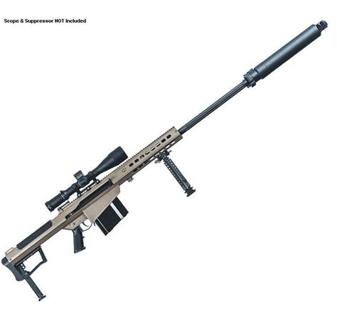 Barrett M107a1 50 Bmg 20in Blackblued Semi Automatic Modern Sporting