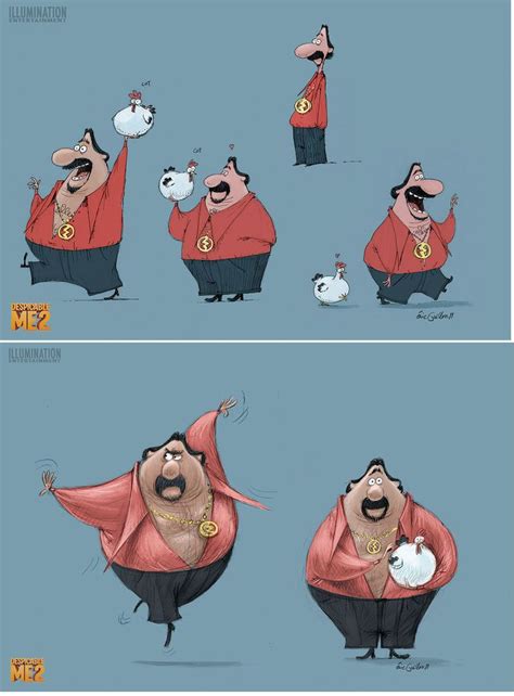 Concepts Despicable Me 2 By Eric Guillon Cartoon Character Design