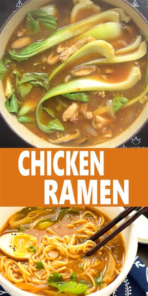 Easy Chicken Ramen Fox And Briar Video Recipe Video Noodle