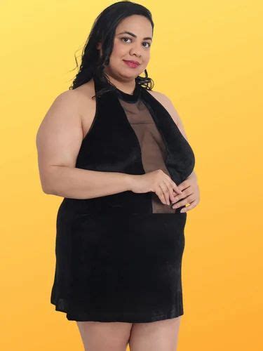 Plus Size Hot Net And Velvet Babydoll Bikini Dress For Honeymoon Bb K At Noida ID