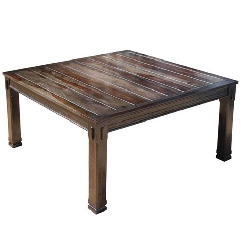 Santa Fe Rustic Solid Wood Farmhouse Square Dining Table