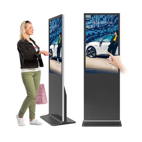 Inch Floor Standing Touch Screen Kiosk Advertising Player Digital