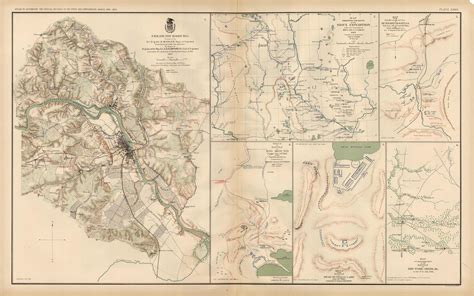 Civil War Atlas Plate 33 Maps Of The Battles Of Buzzard Roost Ga