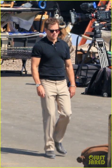 Matt Damon And His Co Stars Film Ford V Ferrari Scene Photo 4133016