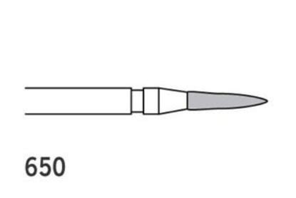 Bur Diamond Unodent Composite Finisher Flame Fg 650 Sf Non Sterile X 1