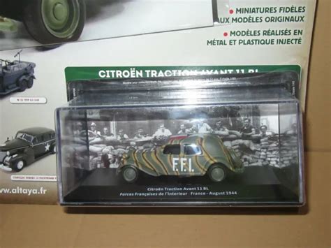 Q Altaya Ww Citro N Traction Bl Ffi Military Cars New Set