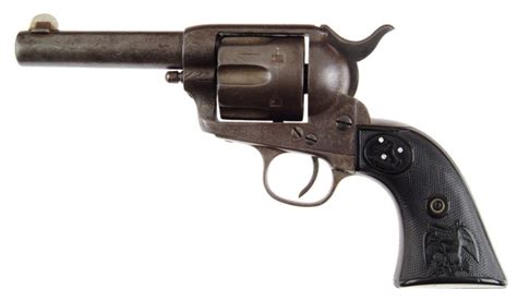 Rare Engraved Colt Sheriffs Model Single Action Army Revolver