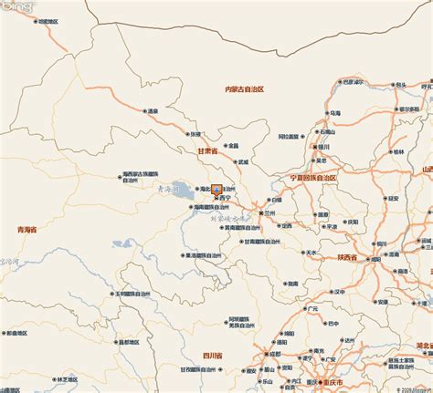 最新青海地图 青海地图全图 青海省交通地图查询