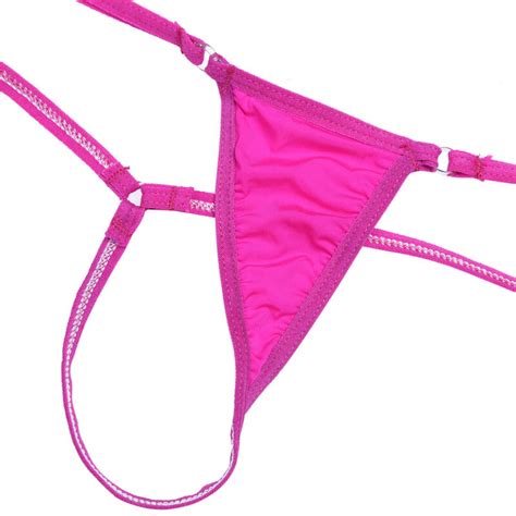 Sexy Damen Micro Bikini Set Badeanzug Bademode Bh G String Unterw Sche