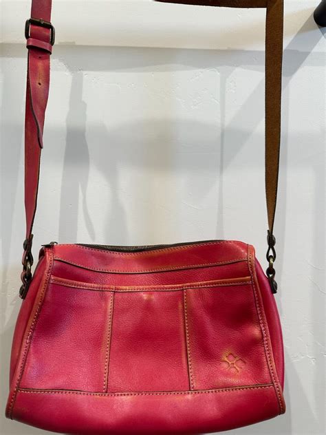 Patricia Nash Red Leather Crossbody Bag Gem