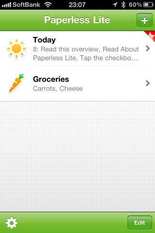 Paperless Lite Lists Checklists豊富なアイコンで楽しくリスト作成ToDoやメモとして使えます