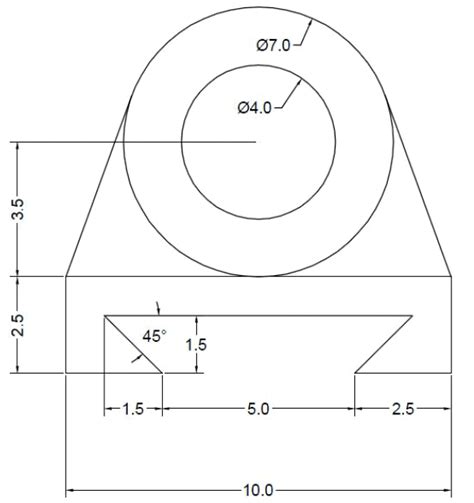 Interior Measurements of Furniture Cad block - Cadbull