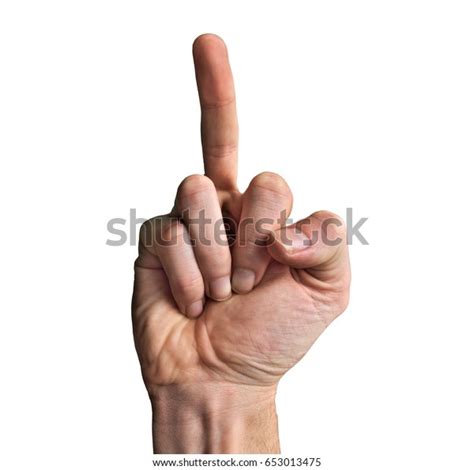 Fuck You Hand Gesture Hand Gesture Stock Photo Shutterstock