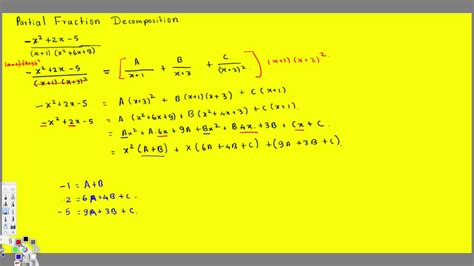 Partial Fraction Decomposition 4 Integral Calculus Youtube