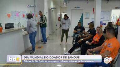 Bom Dia Cidade Rio Preto Dia Mundial Do Doador De Sangue Mutir O