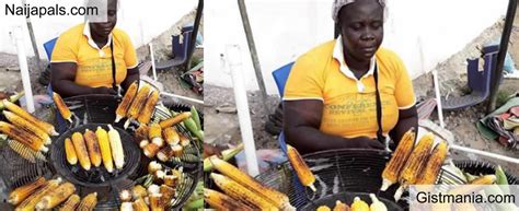 Photos Of A Road Side Corn Seller Trends As She S Seen Selling In Bits