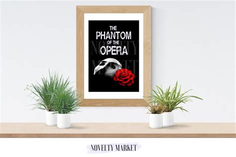 Phantom of the Opera Poster, Theater Poster, Home Theater Decor ...