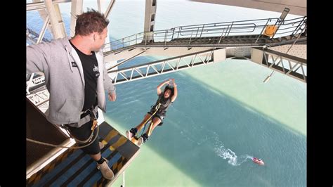 Fifth Bungee Jumping Auckland Harbour Bridge New Zealand YouTube