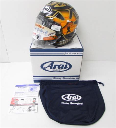 Arai VZ RAM Pedrosa Spirit Gold Motorcycles Motorcycle Accessories On