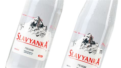 Slavyanka Premium Water | Label design on Behance