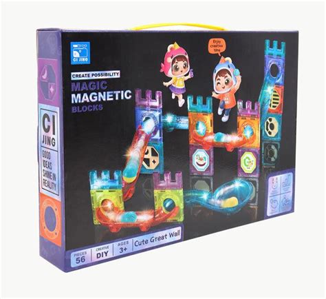 Magic Magnetic Blocks 56pcs Set in Pakistan