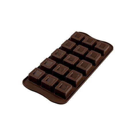 Moule à Chocolat 15 Carrés Easy Choc Silicone Spécial Chocolat