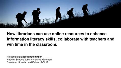 How Librarians Can Use Online Resources To Enhance Information Literacy