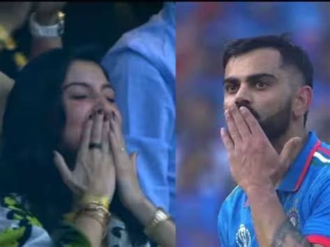 Virat Kohli Showed Love For His Wife Anushka Sharma In Wankhede Stadium