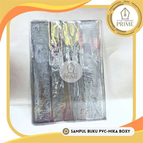 Jual Sampul Buku PVC Mika Plastik Tebal Ukuran BOXY 10 Lembar