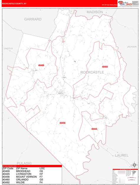 Rockcastle County Ky Map