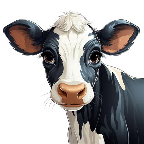 Premium Photo Dairy Cow Mascot Illustration