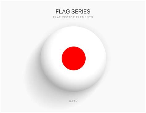 Premium Vector | National flag of Japan. Japan flag logo. Japan icon. Neumorphism soft UI.