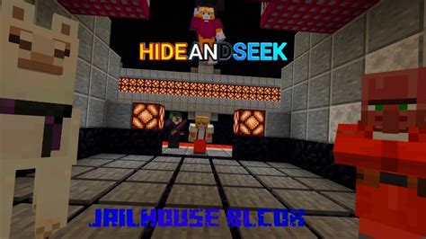 Minecraft Bedrock JailHouse Block Hide And Seek YouTube