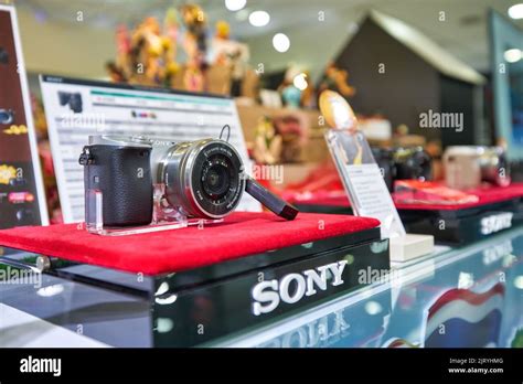 KUALA LUMPUR, MALAYSIA - CIRCA JANUARY, 2020: cameras on display at ...