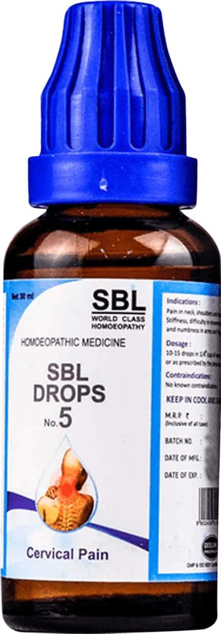 Buy SBL NO 5 DROPS 30 ML Online Get Upto 60 OFF At PharmEasy