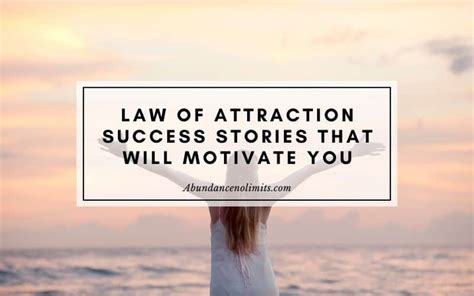 Law of Attraction Success Stories That Will Motivate You