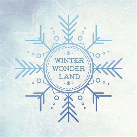 winter wonderland personalized logo theme | Winter Wonder Land Vector ...