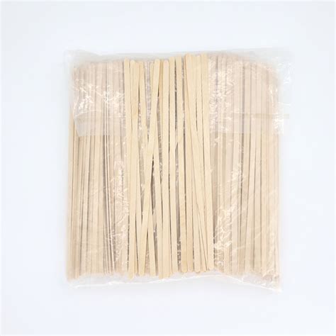 Inch Biodegradable Wooden Coffee Stirring Sticks Pack From