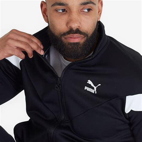 Puma Iconic Mcs Track Jacket Puma Black Mens Clothing