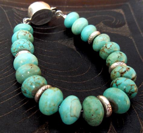 Welcome to Forestlily Designs: Turquoise Bracelet ~ Feminine, yet ...