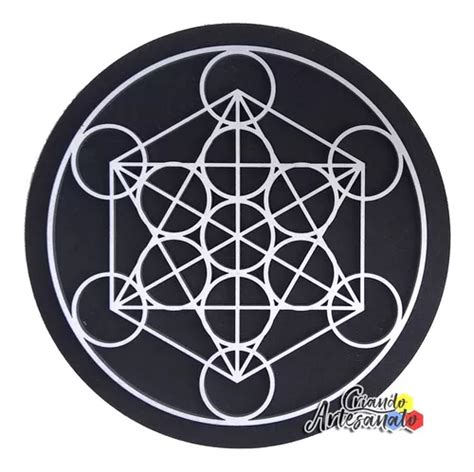 Mandala Cubo De Metatron Camadas Selo Arcanjo Metatron