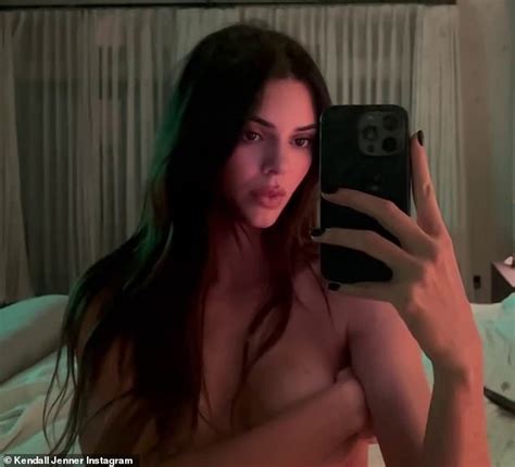 Kendall Jenner Goes TOPLESS In Sexy New Video As She Flaunts Her Body In Lingerie Daily Mail