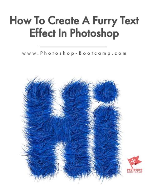 How To Make A Cute Fur Effect In Photoshop Photoshop For Beginners In