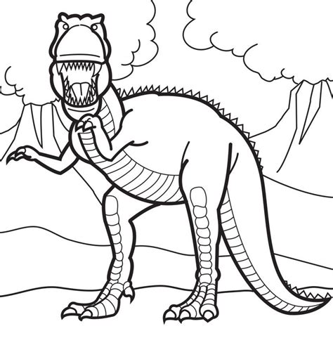 Giganotosaurus Coloring Pages - Coloring Home